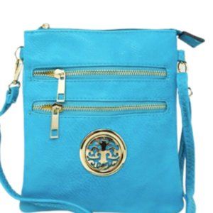 Brand New Unbranded woman's Crossbody/Wristlet about 8inches x 7 inches x 1 inch